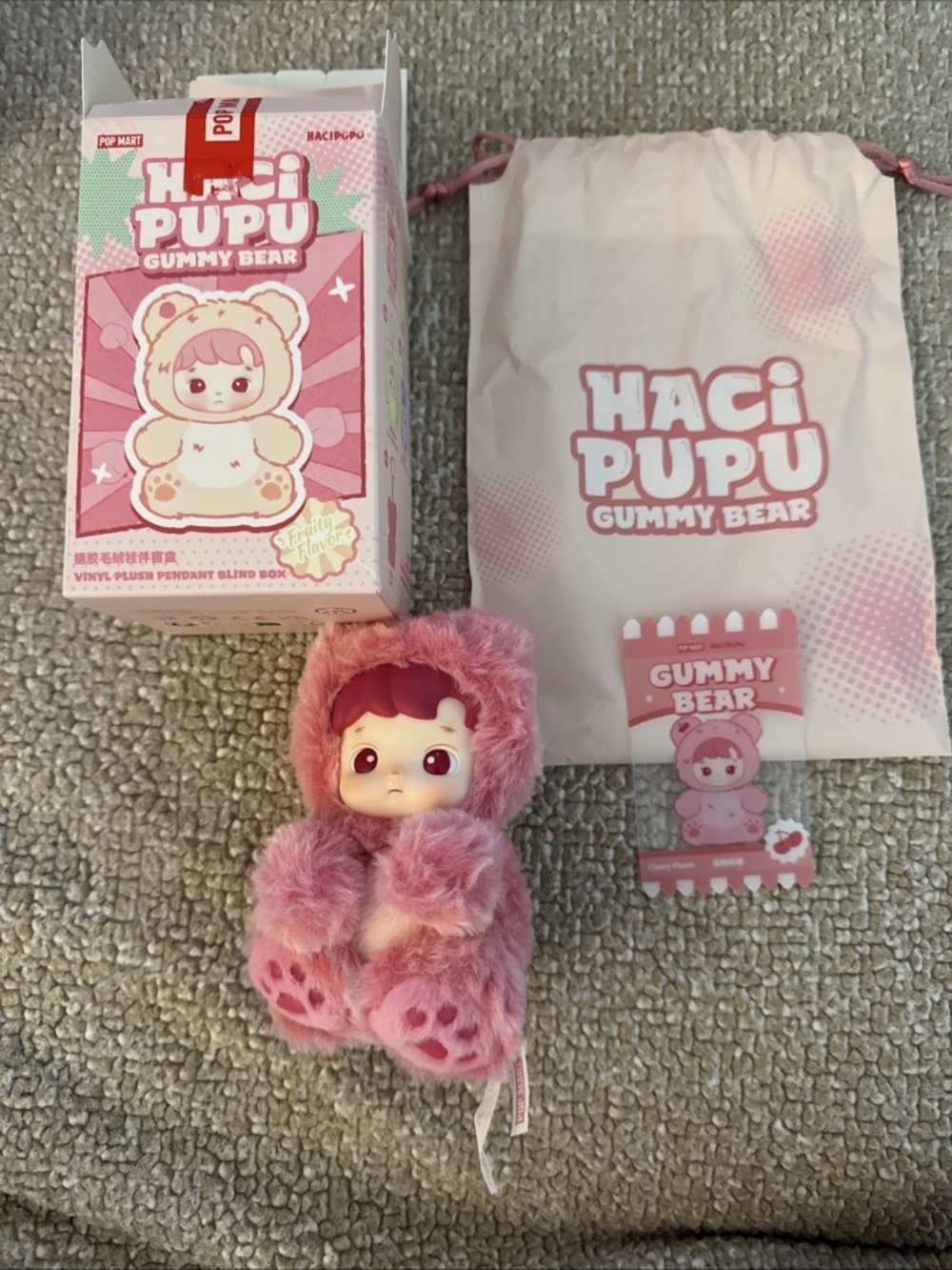 POP MART x Hacipupu Gummy Bear – Cherry Flavor 🧸✨ 🍒